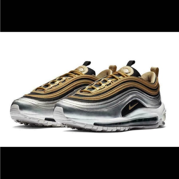 Nike Shoes - Nike Women’s Air Max 97 - Gold / Silver - Size 6